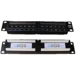 DATACOM Patch panel 10“ UTP / CAT5E / 12portů (5027121256)