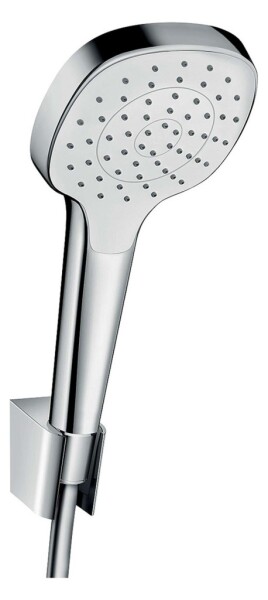 HANSGROHE - Croma Select E Set sprchové hlavice, držáku a hadice, EcoSmart, bílá/chrom 28095400