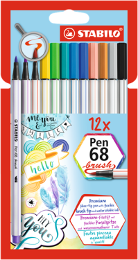 STABILO Pen 68 brush sada 12