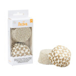 Košíčky na muffiny zlato-bílé 36 ks Košíčky na muffiny zlato-bílé 36 ks