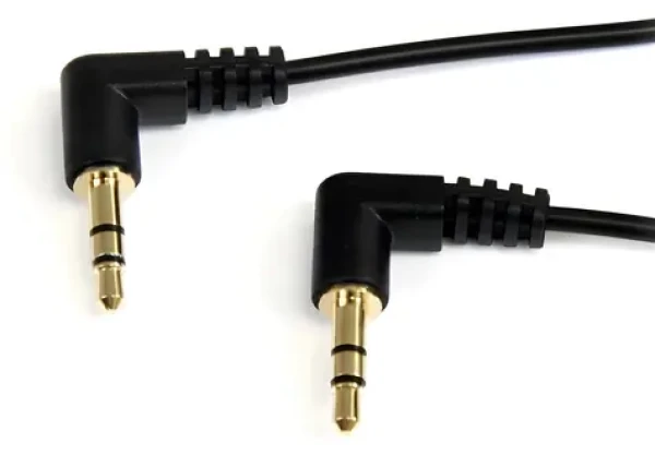 StarTech Audio kabel lomený černá / Audio kabel / Jack 3,5mm (M) - Jack 3,5mm (M) / 1,8 m (MU6MMS2RA)