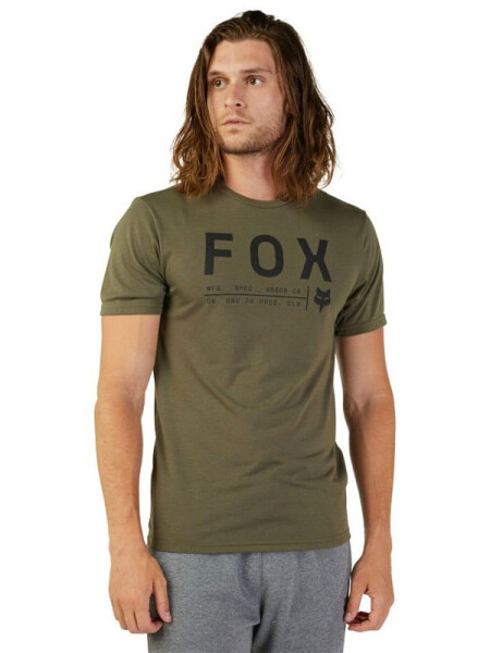 Fox Non Stop Ss Tech Olive Green pánské tričko krátkým rukávem