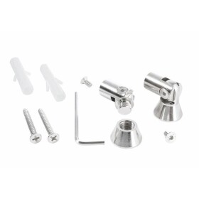 Deko Light 987080 Universal Halteclip Aufnahme (schwenkbar) Set 2 Stk klip, kov, 1 ks