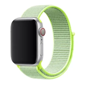 SWISSTEN Nylonový řemínek pro Apple Watch 42/44/45/49mm limetková (46000709)