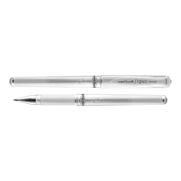 UNI Signo Broad UM-153 gelový roller bílý 1,0 mm