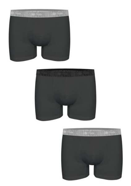 Pánské boxerky John Frank JF3BBLK02 3Pack
