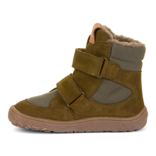 Dětské zimní barefoot boty TEX WINTER Olive, Froddo, G3160233-2, olivová - 32