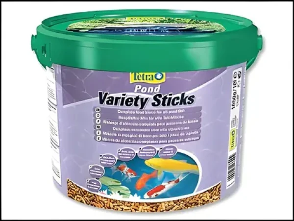 Tetra Pond Variety Sticks 10 l / Krmivo pro ryby / Suché / Jezírkové ryby (A1-137004)