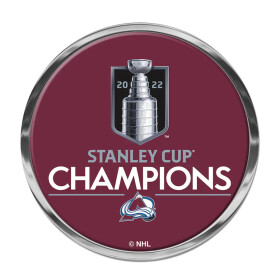 Fanatics Emblém Colorado Avalanche 2022 Stanley Cup Champions 4'' Domed Auto Emblem
