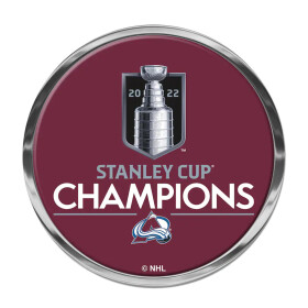 Fanatics Emblém Colorado Avalanche NHL 2022 Stanley Cup Champions 4'' Domed Auto Emblem