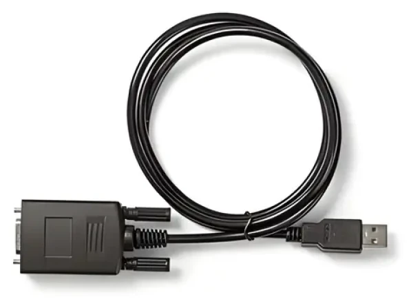 Nedis Redukce USB-A - RS232 DB9 černá / Redukce / 0,9 m / poniklované kontakty (CCGW60852BK09)
