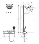 HANSGROHE - Pulsify S Sprchový set s termostatem, průměr 26 cm, 3 proudy, chrom 24240000
