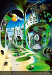 Nástěnný kalendář 2026 Helma - Surreal New Worlds