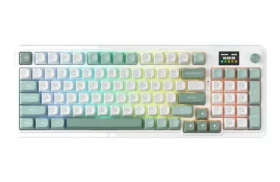 Redragon Galatin Pro K719WG-RGB-PRO bílá / Herní klávesnice / mechanická / Redragon switch / RGB / USB / US (K719WG-RGB-PRO)
