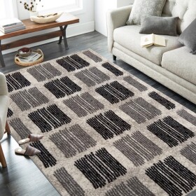 DumDekorace DumDekorace Fenomenální béžový koberec v moderním designu