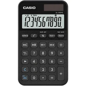 CASIO SL 310 YC BK černá / Kalkulačka / desetimístná / duální napájení (SL 310 YC BK)