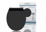 Schütte SLIM BLACK| Duroplast, Soft Close 4008431827100
