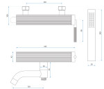 REA - Koupelnová baterie Argon Gold REA-B7805