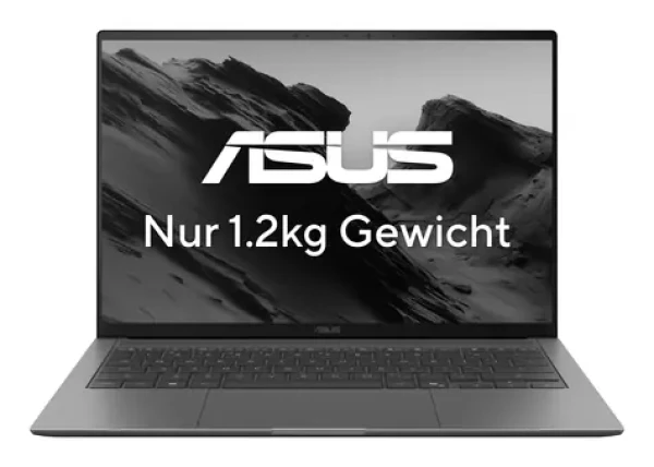 ASUS Zenbook S 14 OLED šedá / Notebook / 14" 3K T / Intel Core Ultra 9 386H 2.1GHz / 32GB / 1TB SSD / Intel Arc / W11H (90NB16Q5-M00BY0)