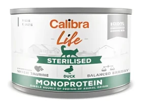 Calibra Cat Life Sterilised Duck 200 g / Konzerva pro kočky / kastrované / kachní