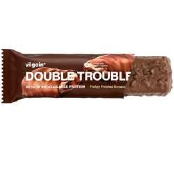 Vilgain Double Trouble Protein Bar Dvojitá čokoláda 55g