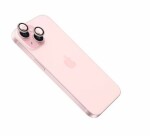 FIXED Ochranná skla čoček fotoaparátů pro Apple iPhone 15/15 Plus růžová (FIXGC2-1200-PI)