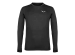 Salewa Puez Melange Dry pánské triko dlouhý rukáv black out melange vel. M