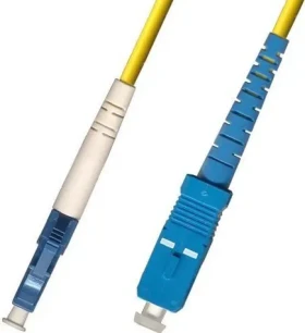 MicroConnect MicroConnect Optical Fibre Cable LC/SC Singlemode simplex OS2 1m žlutá (FIB461001)
