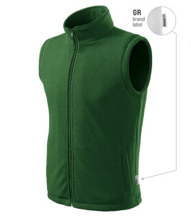 Next fleece vesta unisex lahvově zelená 06 (brand label) 2XL