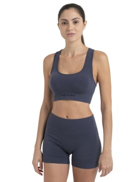 Dámská merino podprsenka ICEBREAKER Wmns Seamless Active Bra, Graphite velikost: XS