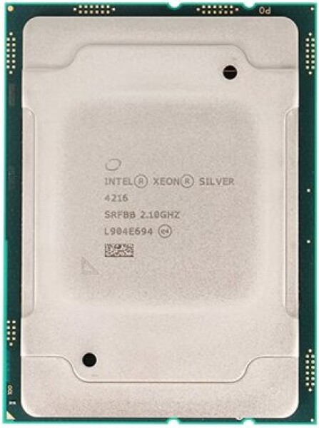 Intel Xeon Silver 4216 @ 2.1GHz - TRAY / TB 3.2GHz / 16C32T / 3647 / Cascade Lake / 100W (CD8069504213901)