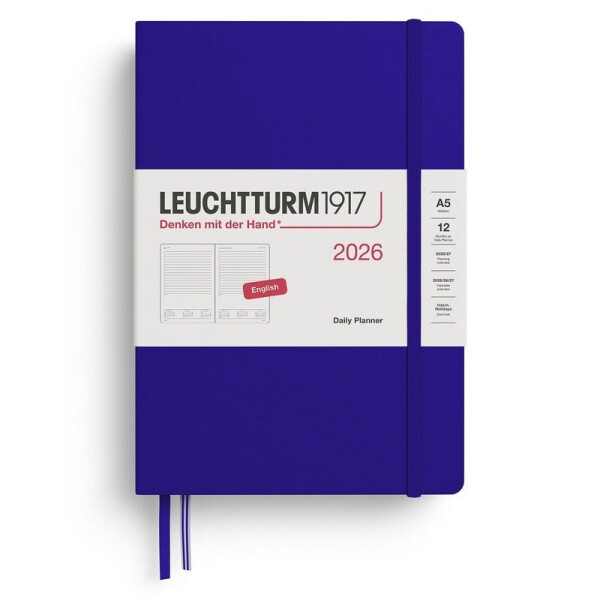 Daily Planner 2026 Medium (A5) Ink