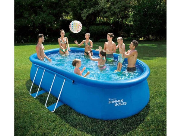 Summer Waves Nafukovací bazén s filtrací – Quick Up (š. 3,05 × d. 5,49 × v. 1,07 m)