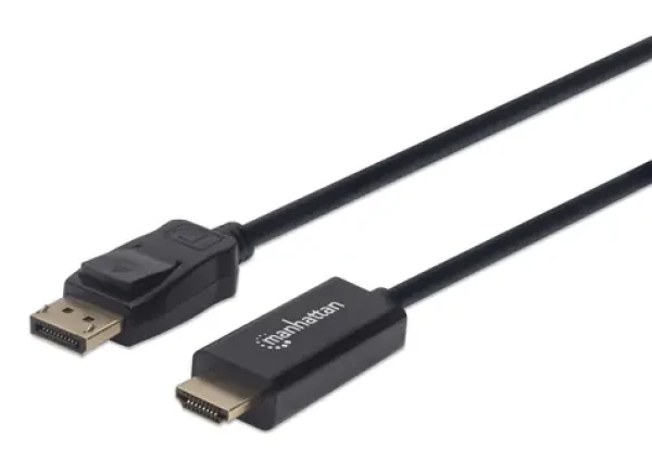 Manhattan DisplayPort - HDMI černá / Kabel / 1,8 m / 1080p / 60 Hz (152679)