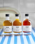 Nicolas Vahé Pomerančový sirup 200 ml, oranžová barva, sklo