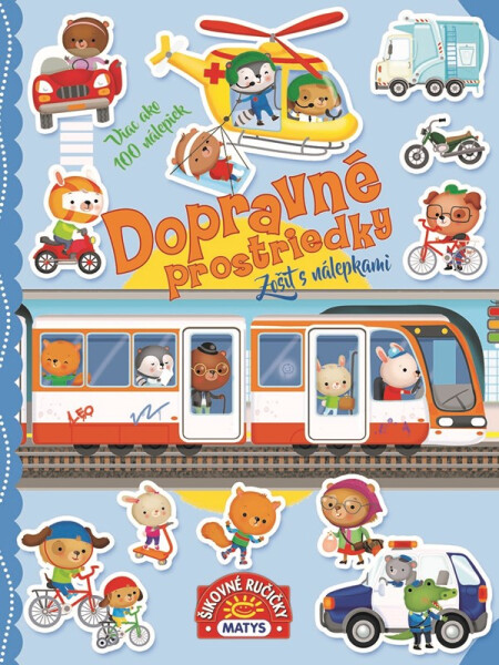 Zošit s nálepkami: Dopravné prostriedky