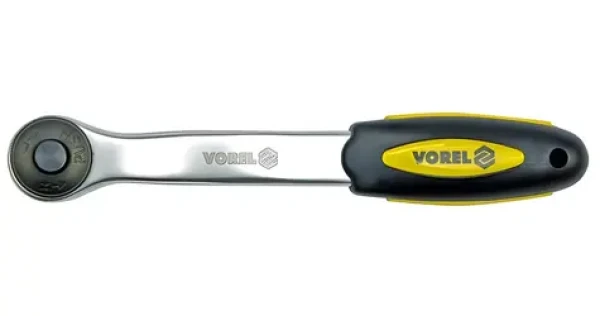 Vorel Ráčna 1/4" vyhnutá / Ráčna / 150 mm / 72 zubů / CrV (TO-53571)