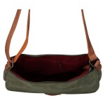Trendy dámská koženková crossbody kabelka Ulipa, zelená
