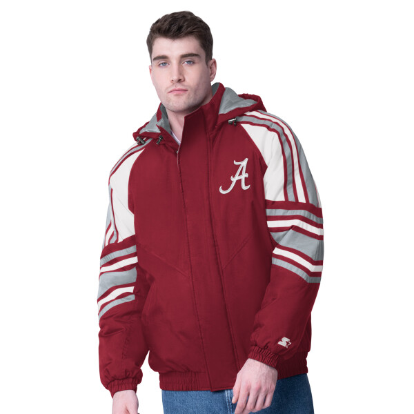 Starter Pánská bunda Alabama Crimson Tide NCAA Frontier Hooded Jacket Velikost: S