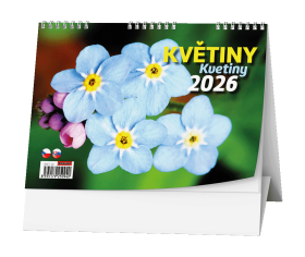 Stolní kalendář 2026 Baloušek - Květiny