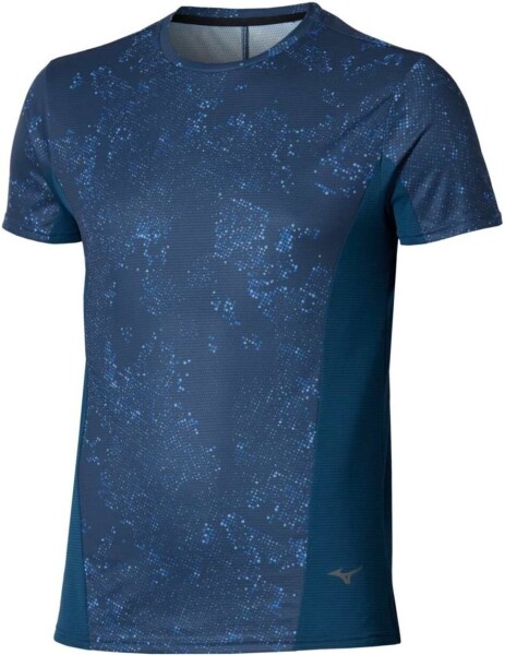 Běžecké tričko Mizuno Active DryAeroFlow Graphic Short Sleeve Tee J2GAD00412 Velikost textilu: L