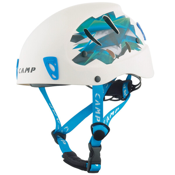 Přilba CAMP Armour white/light blue 50-57 cm