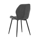 Jídelní židle, šedá, látka, CT-285 GREY2