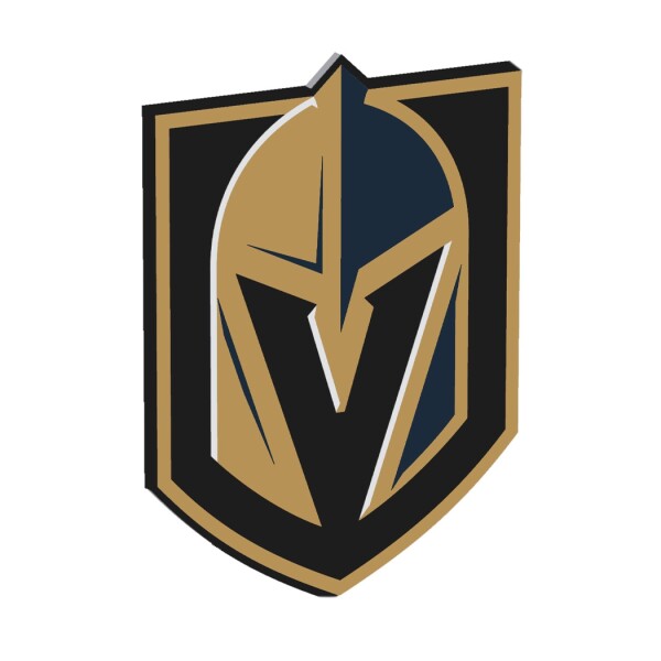 Cedule Vegas Golden Knights NHL 3D Foam Logo