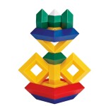 Kebo Toys Wedge it skládací pyramida základní barvy 15 dílků