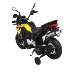 Mamido Dětská elektrická motorka BMW F850 GS žlutá