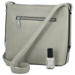 Trendy dámská mini crossbody kabelka Tirila, šedá