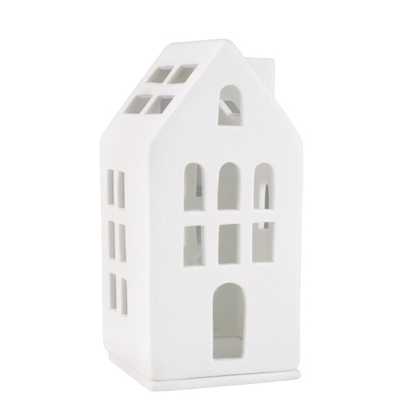 Räder Porcelánový svícen domeček Guest House, bílá barva, porcelán