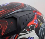 Helma na moto Xrc Illustrator matt red - 2Xl / červená