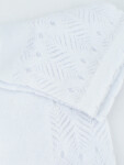 Ponožky Noviti SB118 Jacquard Leaf 35-42 bílá 39-42
